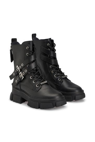 STEVE MADDEN Biker-Boots 'Traction' schwarz