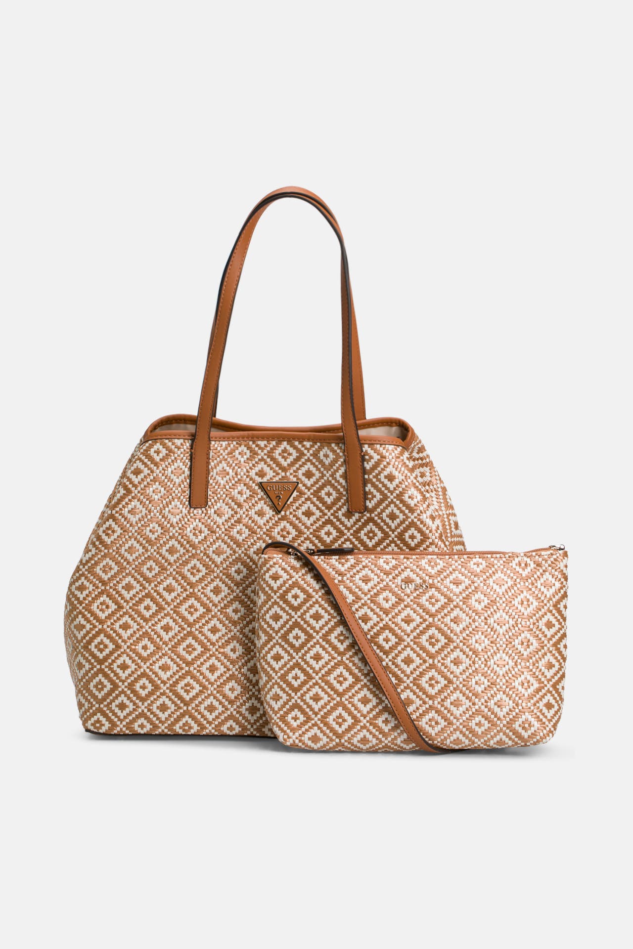 GUESS Schultertasche 'Vikky' gemustert, Bild 1