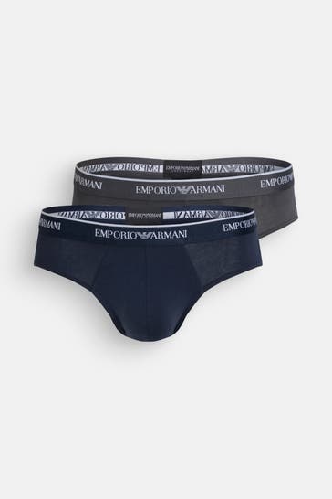 EMPORIO ARMANI 2er-Pack Slips zweifarbig