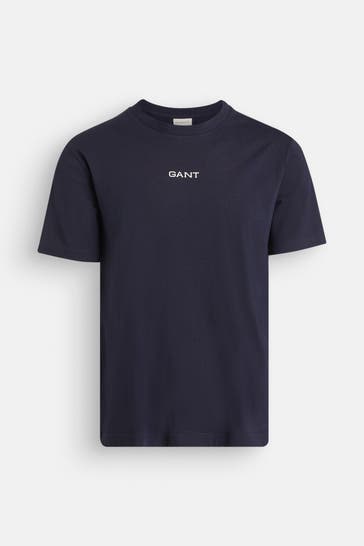 GANT T-Shirt schwarzblau