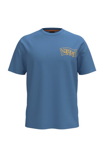 NAPAPIJRI Azure blue T-Shirt