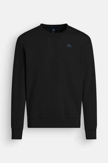 LA MARTINA Sweatshirt schwarz