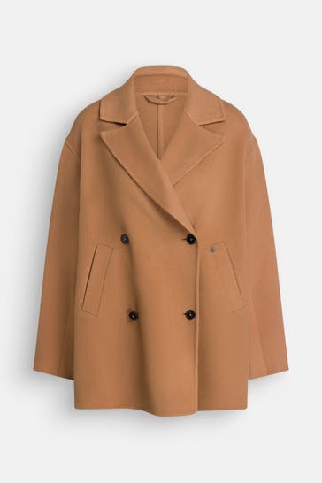 CLOSED Wollmix-Mantel camel