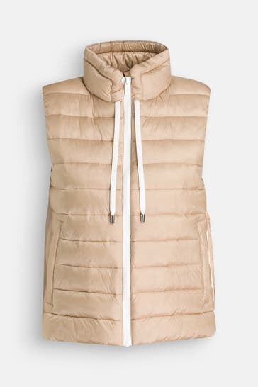 MILESTONE Steppweste beige