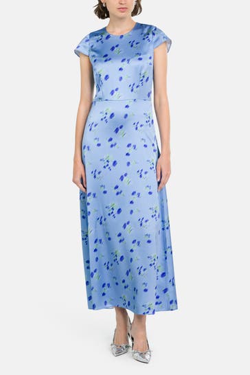 HUGO Maxikleid 'Kamela' gemustert