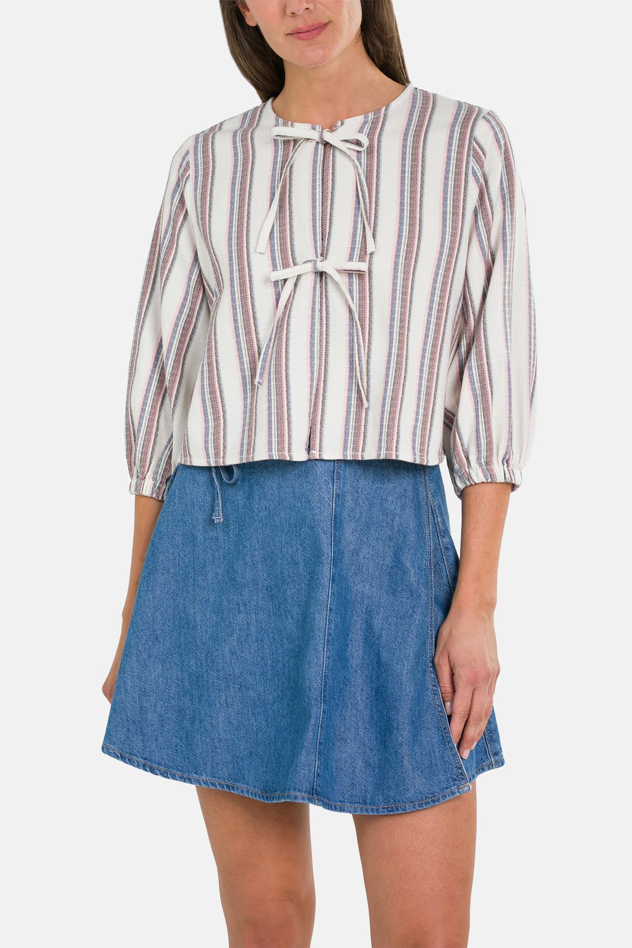MARC O'POLO DENIM Blusentop gestreift, Bild 1