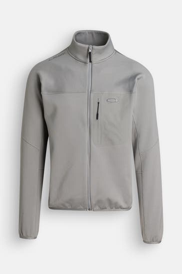 OAKLEY Fleecejacke hellgrau