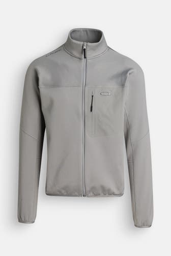 OAKLEY Fleecejacke hellgrau