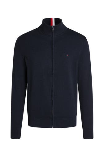 TOMMY HILFIGER Strickjacke nachtblau