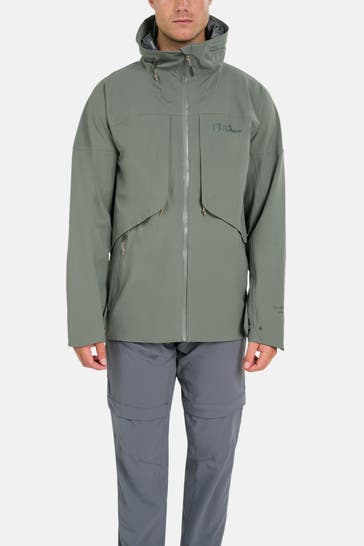 JACK WOLFSKIN Übergangsjacke 'Diskovera 3L' graugrün