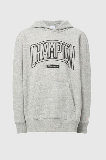 CHAMPION Hoodie grau