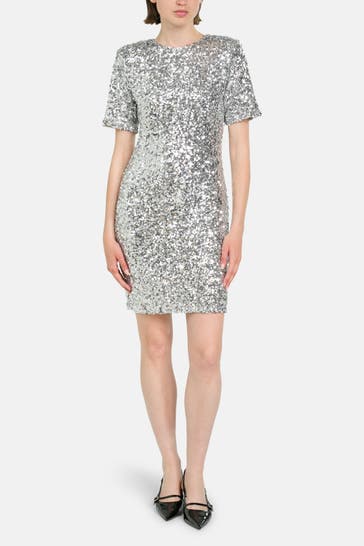 ROSEMUNDE Paillettenkleid 'Zoey' silber