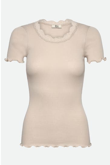 RM BY ROSEMUNDE T-Shirt 'Balta' creme