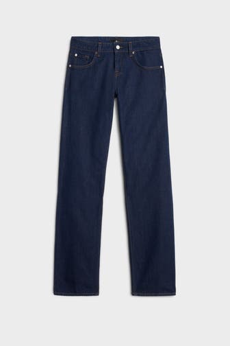 7 FOR ALL MANKIND Jeans schwarzblau straight