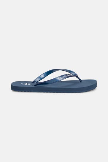 CK JEANS Zehentrenner blau