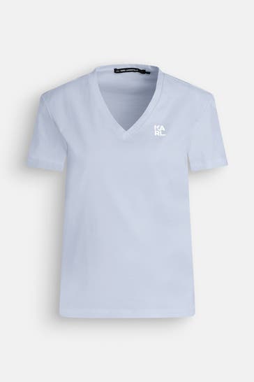 KARL LAGERFELD T-Shirt eisblau