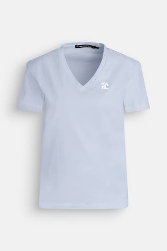 KARL LAGERFELD T-Shirt eisblau