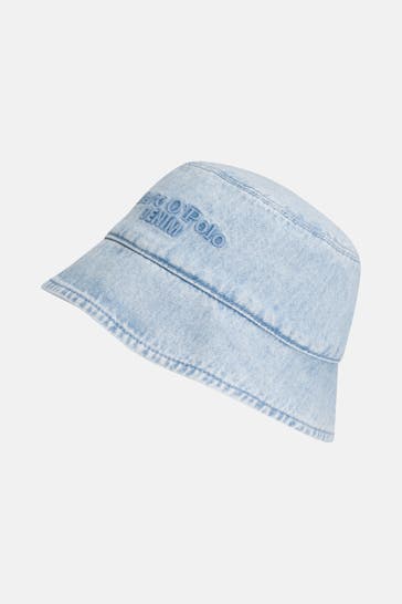MARC O'POLO DENIM Fischerhut hellblau