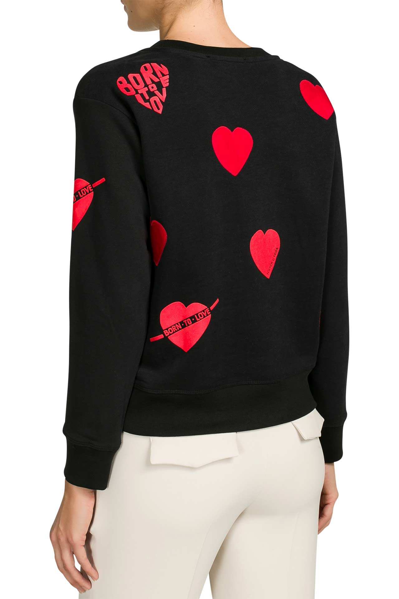 Born to love hoodie scotch sale