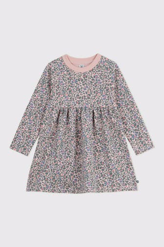 PETIT BATEAU Sweatkleid gemustert