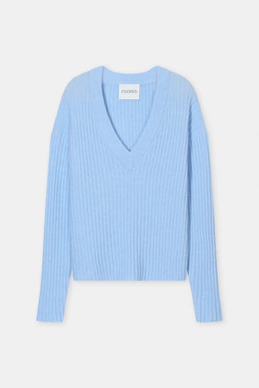 CLOSED Strickpullover hellblau