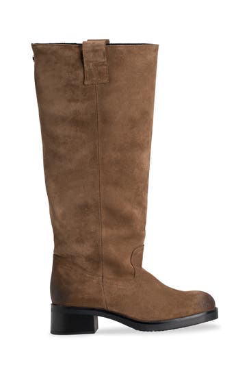STEVE MADDEN Lederstiefel 'Banner' braun