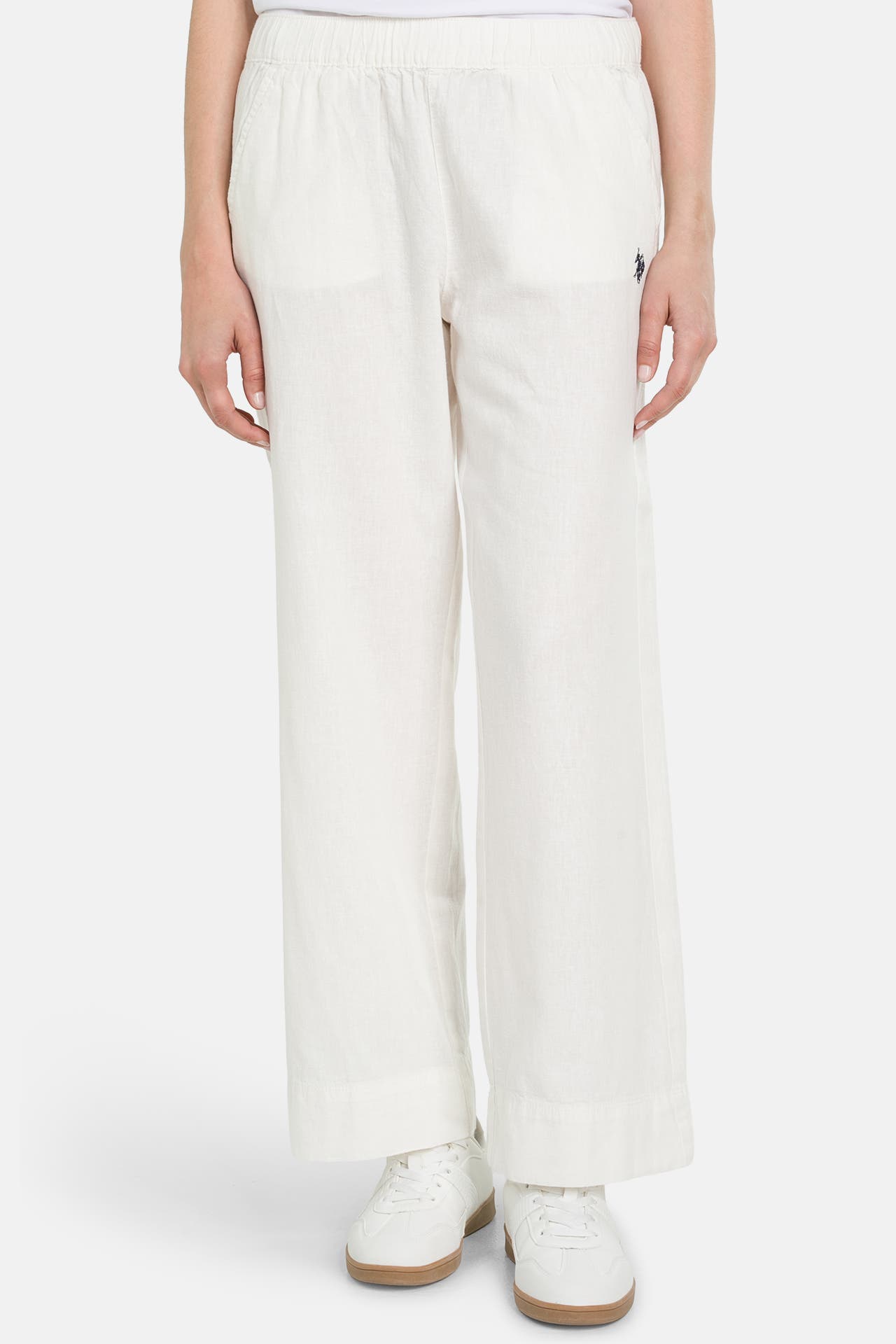 U.S. POLO ASSN. Leinenmix-Hose ecru, Bild 1