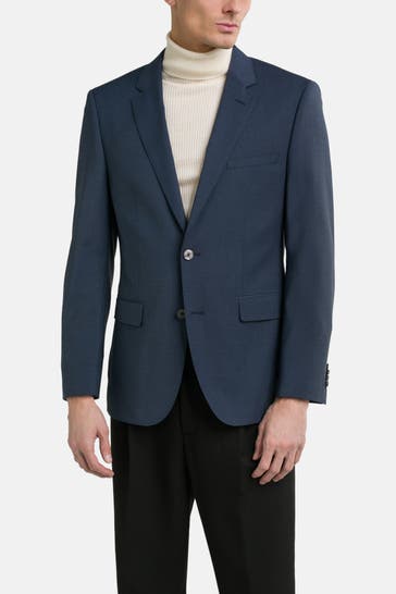 BOSS Wollmix-Sakko 'Jasper' navy