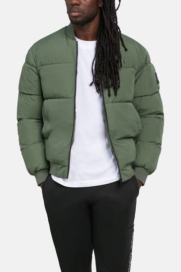 CK JEANS Bomberjacke graugrün