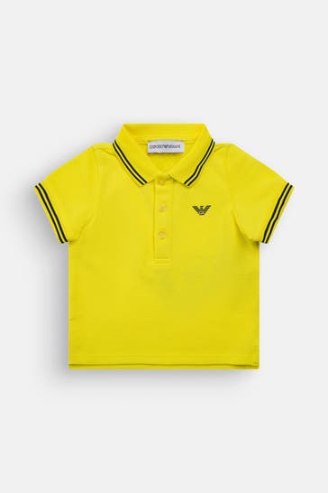 EMPORIO ARMANI Polo-Shirt neongelb