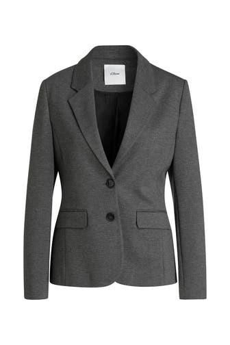 S.OLIVER BLACK LABEL Blazer dunkelgrau