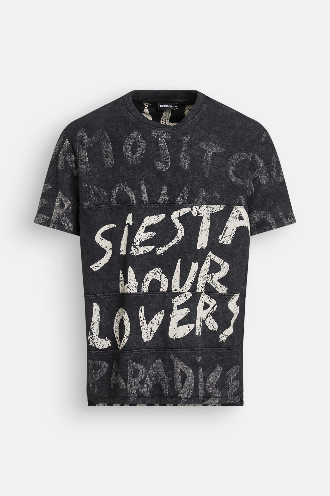 DESIGUAL T-Shirt zweifarbig gemustert, Bild 1