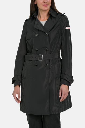 FRIEDA & FREDDIES NY Trenchcoat 'Nadina' schwarz