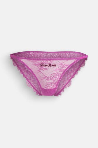 LOVE STORIES Slip 'Wild Rosie' magenta