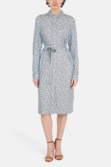 0039 ITALY Midikleid 'Dannika' gemustert