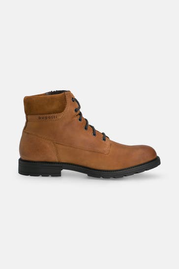 BUGATTI Leder-Boots 'Jonas' cognac