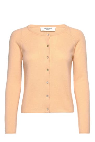 ROSEMUNDE Wollmix-Cardigan apricot