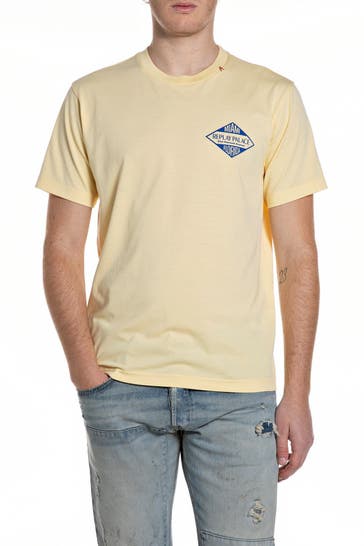REPLAY T-Shirt gelb