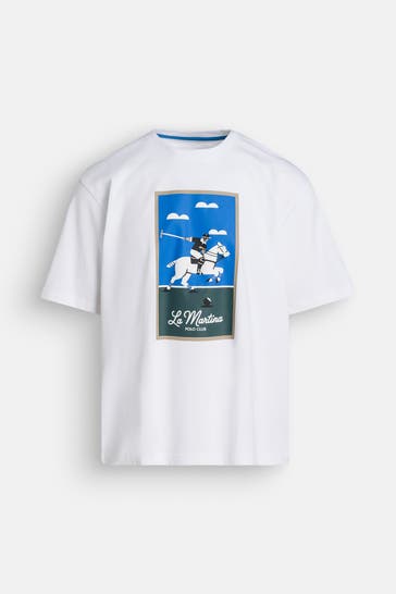 LA MARTINA T-Shirt weiß