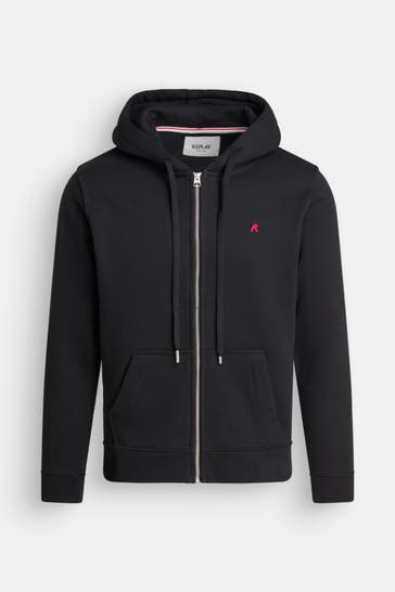 REPLAY Sweatjacke schwarz