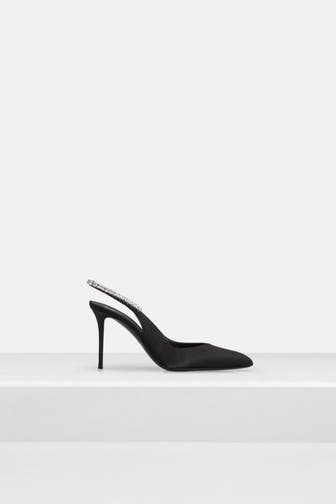 GIUSEPPE ZANOTTI Sling-Pumps schwarz