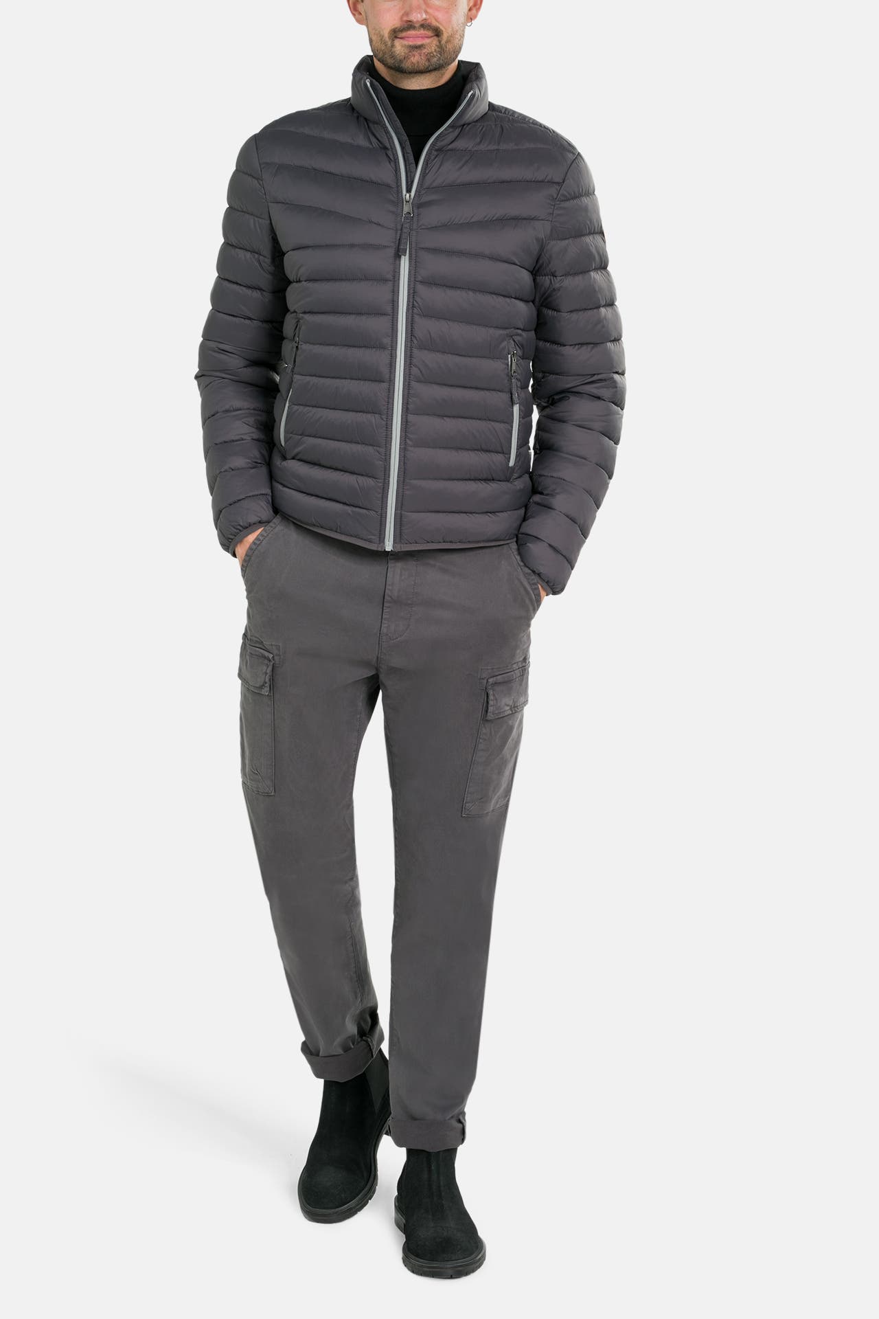 NAPAPIJRI Light-Steppjacke 'AMIS STAND' anthrazit, Bild 1