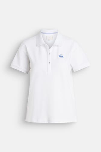 LA MARTINA Polo-Shirt weiß