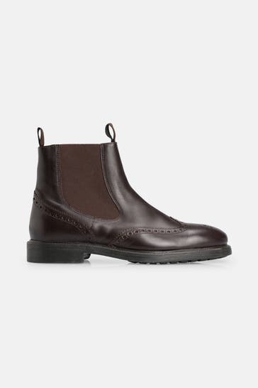 GEOX Chelsea-Boots 'Tiberio' dunkelbraun