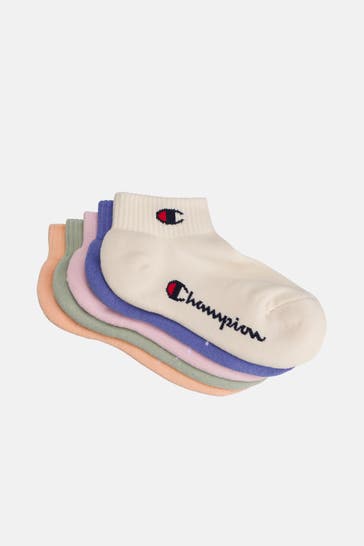 CHAMPION 5er Pack Socken pastell