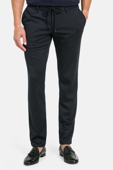 ALBERTO Stoffhose 'House' schwarz