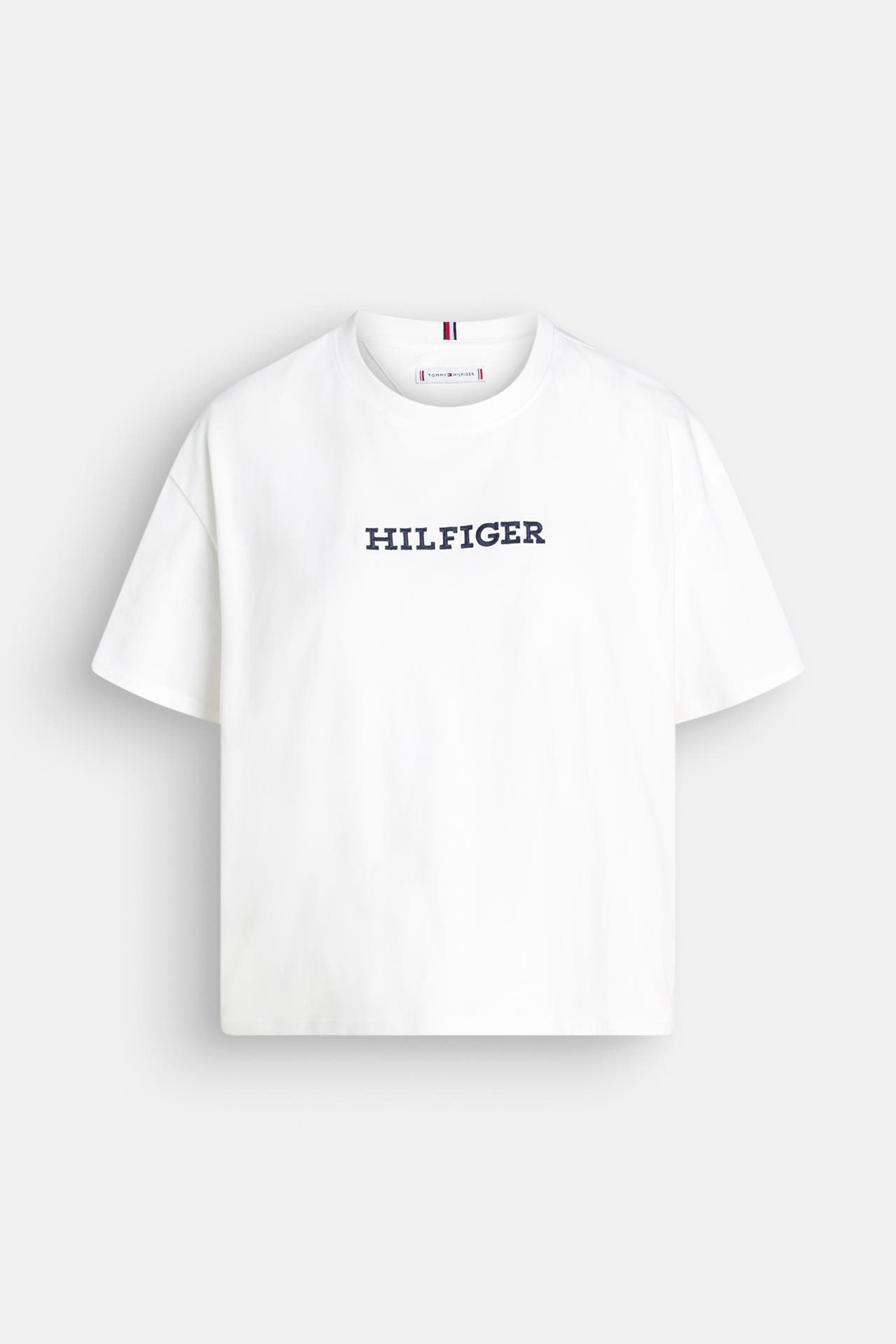 Elegantes Tommy Hilfiger T Shirt Weiss Bild