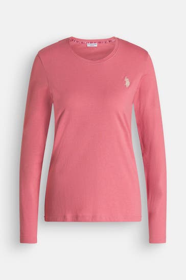 U.S. POLO ASSN. Longsleeve 'Bess' altrosa