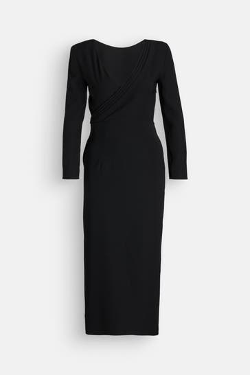 EMPORIO ARMANI Midikleid schwarz