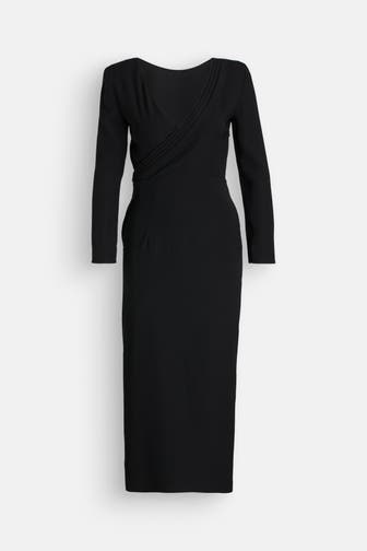 EMPORIO ARMANI Midikleid schwarz